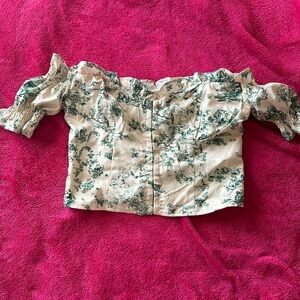 Fashion nova off shoulder bustier top